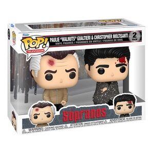 Sopranos Paulie and Christopher Funko Pop Pine Barrons New in Box